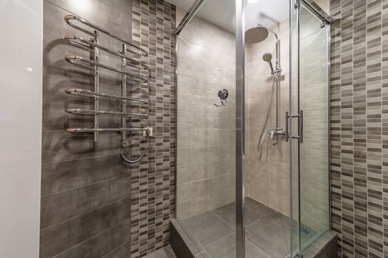 Sleek Shower with Glass Walls